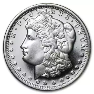 1/2 oz Morgan Silver Round In Capsule