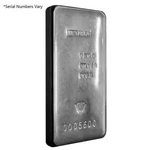 1 kilo Metalor Silver Bar