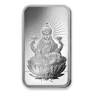 1 oz PAMP Suisse Silver Bar Faith Series: Lakshmi (2)