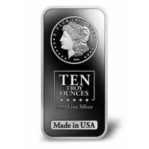 10 oz Morgan Silver Bar