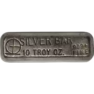 10 oz Omega Silver Bar  by M & B Refining