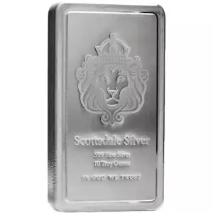 10 oz Scottsdale Stacker Silver Bar (New)