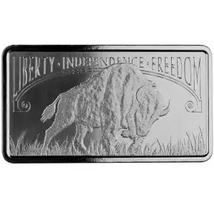  10 oz Silver Liberty Trade Buffalo Bar (NEW)