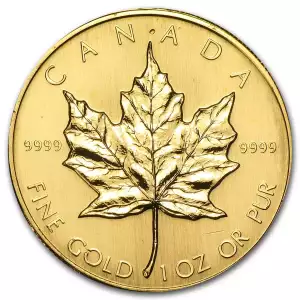 1983 1 oz Canadian Gold Maple Leaf