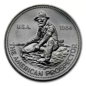 1984 1oz Prospector Silver Round (3)