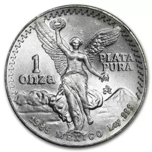 1985 Mexico 1 oz Libertad Coin In Capsule