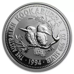 1994 1oz Australian Perth Mint Silver Kookaburra