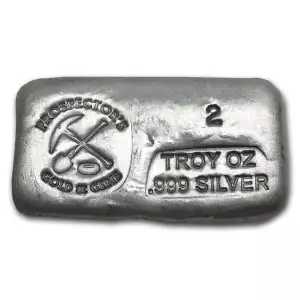  2 oz Hand Poured Silver Bar - PG & G