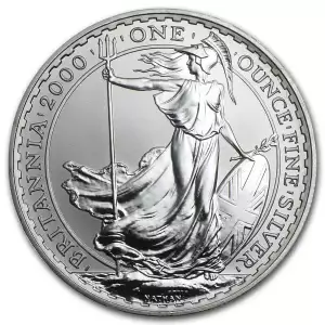 2000 Great Britain 1 oz Silver Britannia