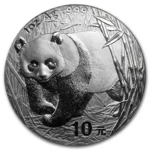 2001 1oz Chinese Silver Panda