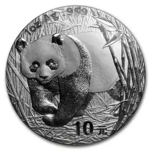 2002 1oz Chinese Silver Panda