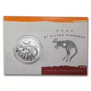 2003 1 oz Frosted Silver Kangaroo - Royal Australian Mint (4)