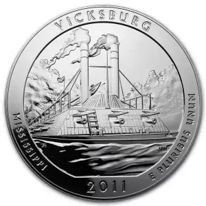 2011 5 oz Silver America the Beautiful Vicksburg National Military Park (2)