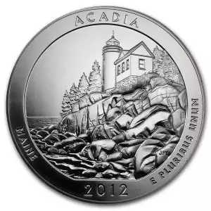 2012 5 oz Silver America the Beautiful Acadia National Park (3)