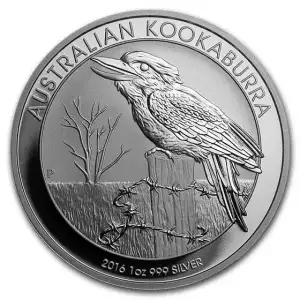 2016 1 oz Australian Perth Mint Silver Kookaburra (In Capsule) (3)