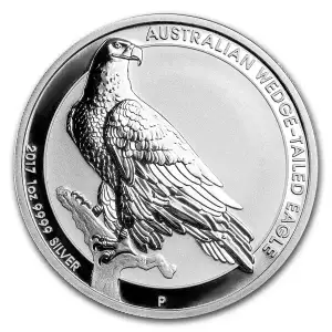 2017 Australia 1 oz Silver Wedge-Tailed Eagle BU Coin (In Capsule)