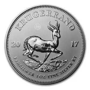 2017 South Africa 1 oz Silver Krugerrand Premium BU Coin (In Capsule & COA) (3)