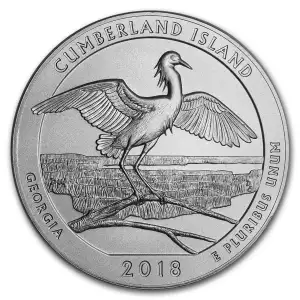 2018 5 oz Silver America the Beautiful Cumberland Island National Seashore