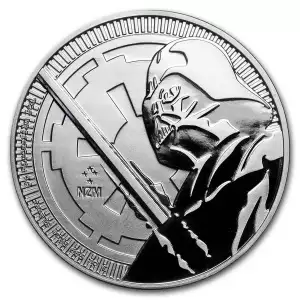 2018 Niue 1 oz Silver $2 Star Wars: Darth Vader Lightsaber BU Coin (In Capsule) (2)