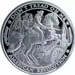 2019 1 oz  Patriot Proof Like Silver Round - American Revolution (Series 1) (2)