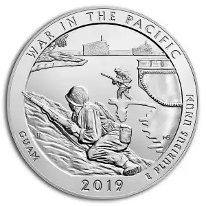 2019 5 oz Silver America the Beautiful War in the Pacific