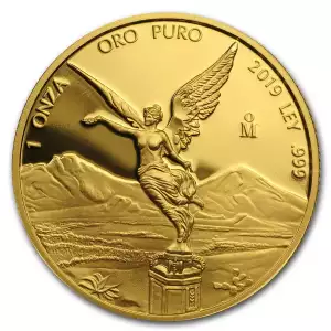 2019 Mexico 1 oz  Proof Gold Libertad