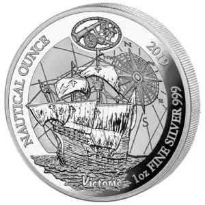 2019 Rwanda Nautical Ounce Victoria 1 oz Silver Proof Coin