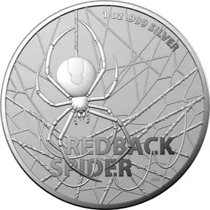 2020 1 oz Australian Redback Spider Silver BU Coin