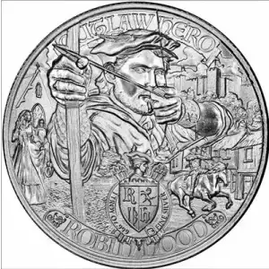 2021 1 oz Niue Robin Hood Silver Coin