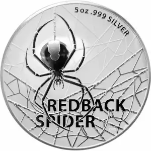 2021 5 oz Silver Royal Australian Mint: REDBACK Spider BU Coin (3)