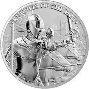 2021 Malta 1 oz Silver Knights Of The Past 5 Euro BU Coin