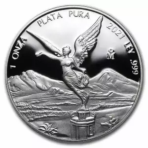 2021 Mexico 1 oz Silver Libertad Proof Coin (In Capsule)