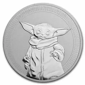 2021 Niue 1 oz Silver $2 Star Wars: Grogu 