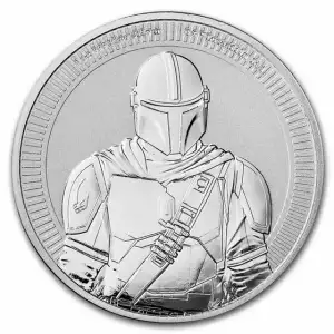 2021 Niue 1 oz Silver $2 Star Wars: The Mandalorian BU Coin (In Capsule) (3)