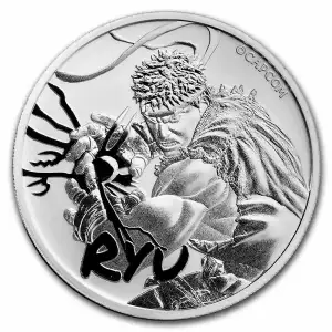 2022 Tuvalu 1 oz Silver Street Fighter: RYU (In Capsule)