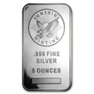 5oz Sunshine Mint Silver BAR