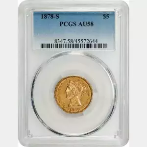 Half Eagles---Liberty Head 1839-1908 -Gold- 5 Dollar