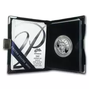 Platinum Bullion-Platinum Eagles--$100 Platinum Eagle 1 oz -Platinum- 100 Dollar