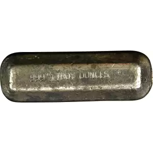 Vintage 1 oz M & B Omega Silver Hand Poured Bar (Ingot)