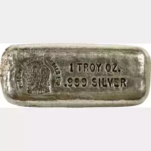 Vintage 1 oz Phoenix Precious Metals Silver Ingot (Bar)