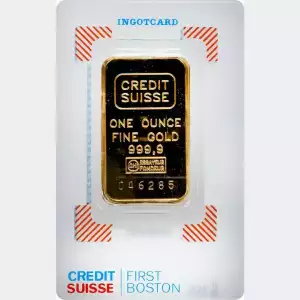 Vintage 1oz Credit Suisse Gold Bar (3)