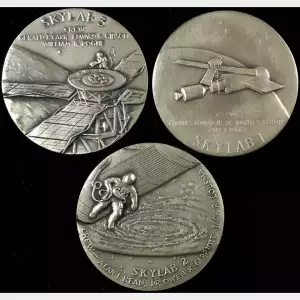 Vintage Medallic Art Co. Sky Lab 3 Coin Set